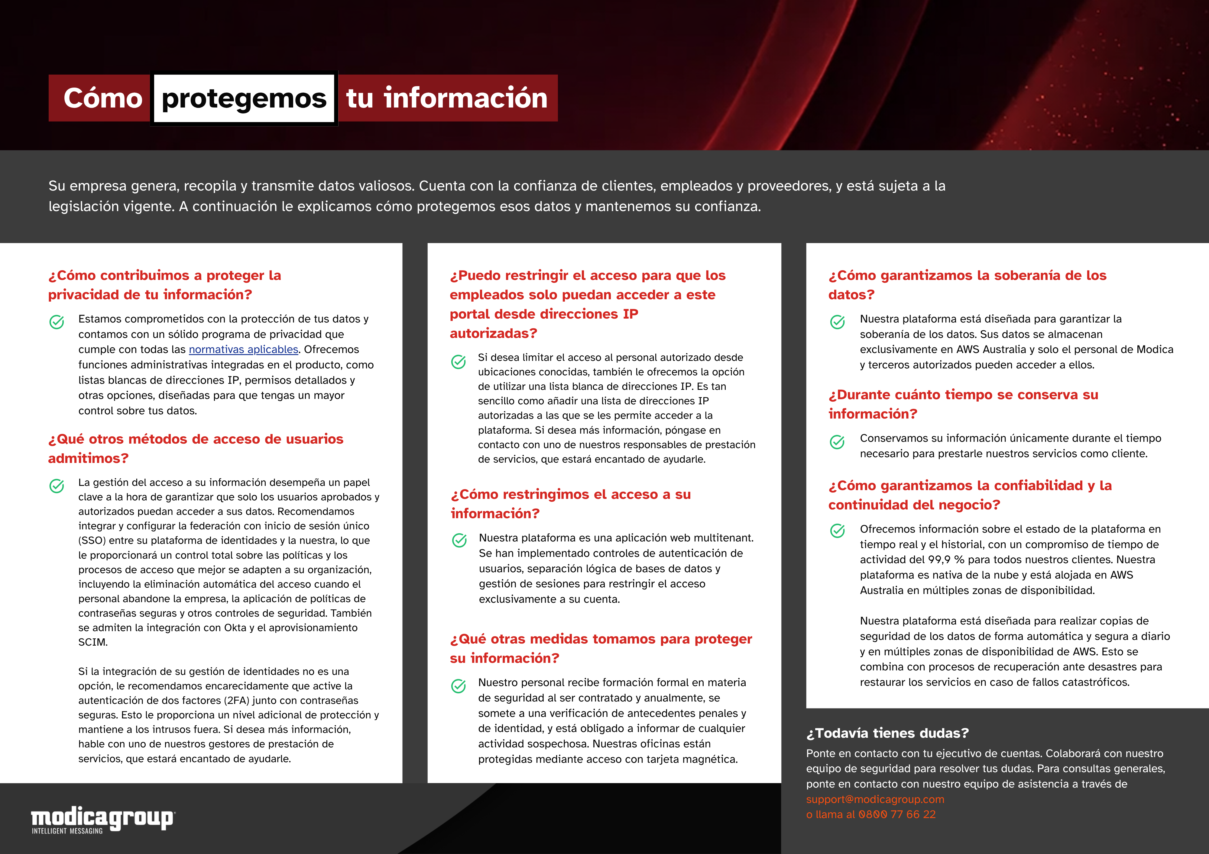 Vista previa de la ficha de seguridad, página 2